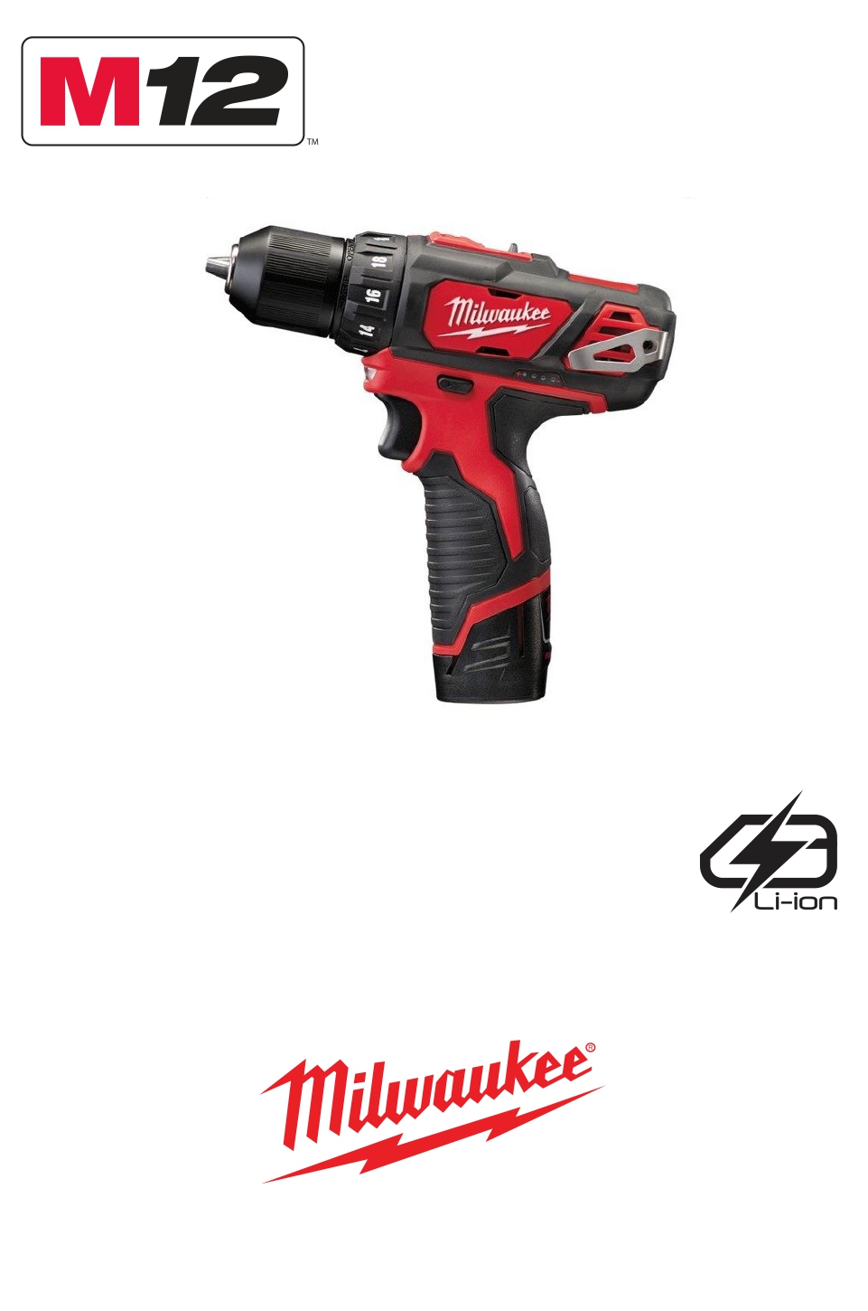 Imexco, SUB COMPACT CORDLESS DRILL DRIVER 12V  M12 BDD