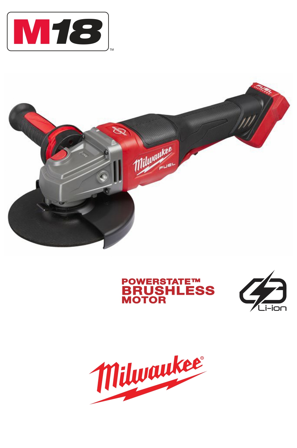 Imexco, ANGLE GRINDER CORDLESS 125MM M18 FHS AG 125 XPDB - 0