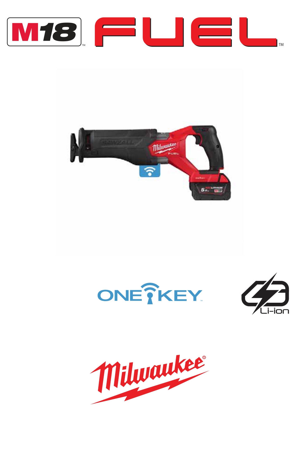 Imexco, 18V FUEL ONE KEY SAWZALL  M18 ONEFSZ-0X