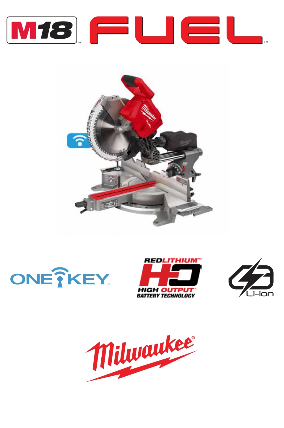 Imexco, 18V FUEL ONE KEY 305MM MITRE SAW M18 FMS 305-0