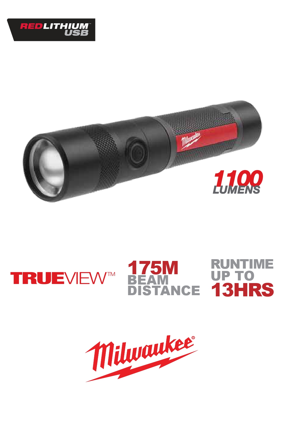 Imexco, TWIN FOCUS FLASHLIGHT 1100L  L4 TM-LED